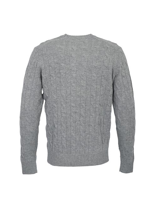 Maglione Regent Braid a trecce in lana Grigio Mc2 Saint Barth | REGE00700035I